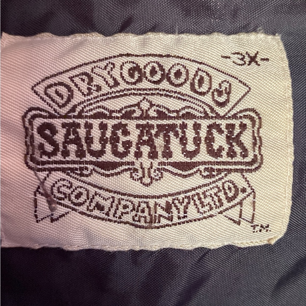 Saugatuck Co. Men’s Plaid Flannel Shirt 3X – Vintage Dry Goods Western Look - Picture 2 of 4